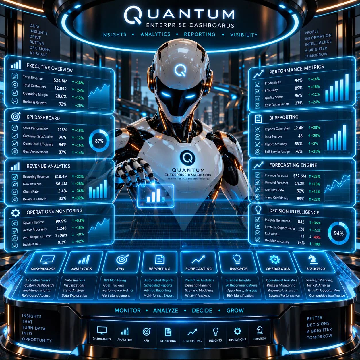 Enterprise Dashboards solution artwork