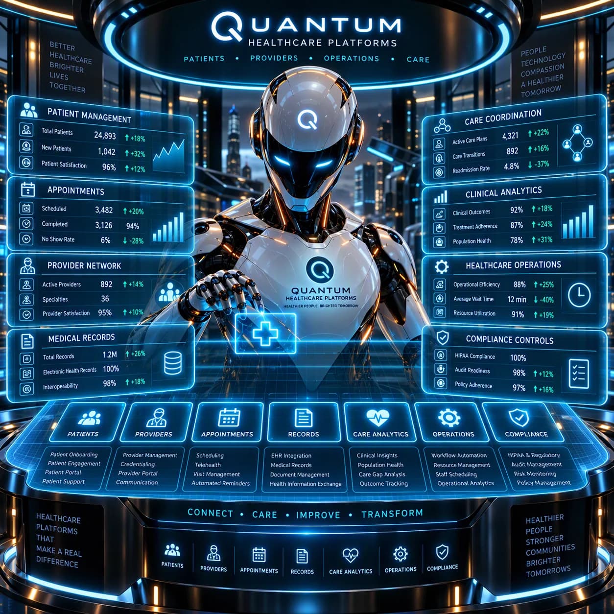 Healthcare Platforms solution artwork